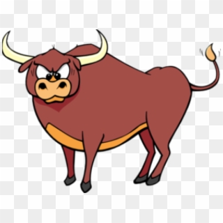 Bulls Clipart Real - Bull Cartoon - Png Download