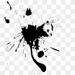 Paint, Splatter, Splash, Ink, Drop, Splattered, Drip - Png Paint Splatter Ink Drop Clipart