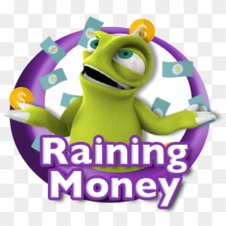 Raining Money Logo - Cartoon Clipart