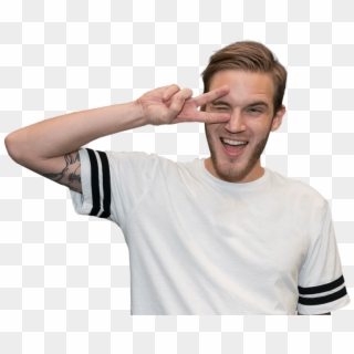 Free Png Pewdiepie In A White Shirt Png - Pewdiepie Png Clipart