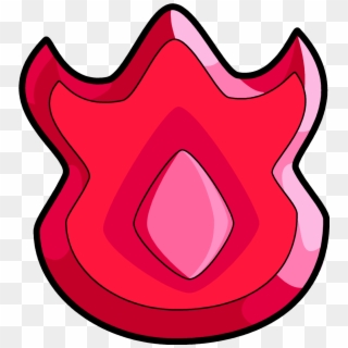 Volcano Badge - Pokemon Fire Gym Badge Clipart