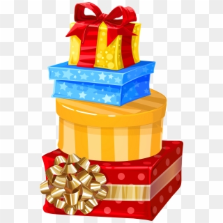 Birthday Present Clipart Merry Christmas Gift - Clipart Gift Box Png Transparent Png