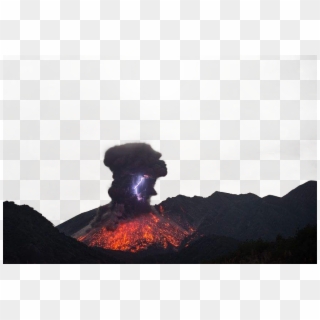 Sakurajima Chaitxe N Mount Merapi Volcano Lightning - Volcano Clipart