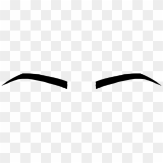 Angry Anime Eyebrows Png Clipart
