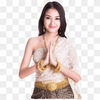 Thai Girl Welcome Clipart