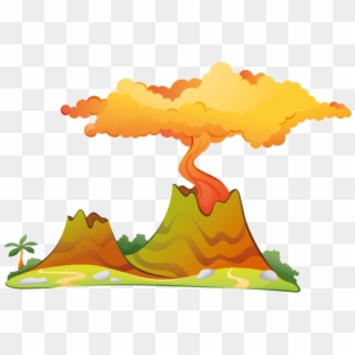 Volcan Dinosaurios Png Clipart