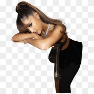 Ariana Grande In Hot Black Bikini And Leggings - Photo Shoot Clipart