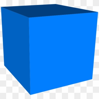 600 X 563 1 - 3d Blue Cube Png Clipart