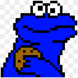 Cookie Monster - Cookie Monster Pixel Art Clipart