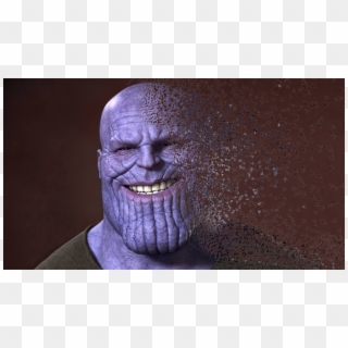 Don't Cry Because It's Over, Smile Because It Happened - Thanos Rostro Clipart