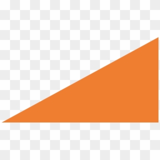 Orange Design Png - Orange Right Angle Triangle Clipart