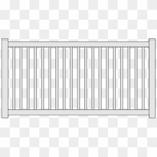 Victorian Vinyl Picket Fence - Parallel Clipart