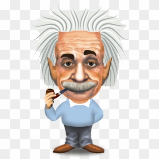 Einstein Clipart Head - Cartoon - Png Download