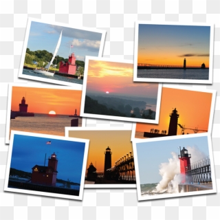 Picture Of Set Complete Lighthouse Series Set Of 8 - Grand Haven Light Clipart