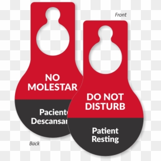 Do Not Disturb Patient Resting Door Hang Tag - Sign Clipart