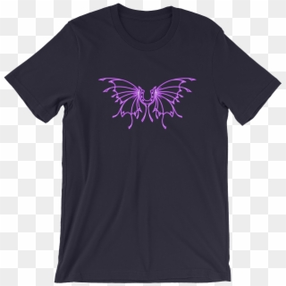 Purple Butterfly Horseshoe Tee - Sims 4 Tshirts Clipart