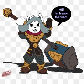 Temmie The Hammer , Png Download - Cute Temmie Clipart
