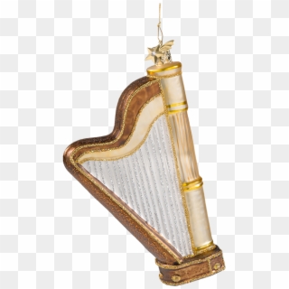 Harp Glass Ornament - Brass Clipart