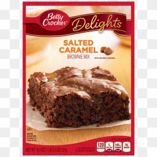 Betty Crocker Delights Salted Caramel Brownie Mix, - Betty Crocker Peanut Butter Cookie Brownie Mix Clipart