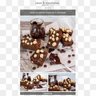 Cacao & Macadamia Brownie - Mozartkugel Clipart