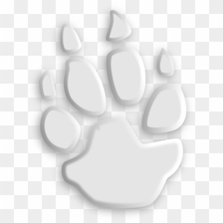 Wolf Paw Footprint - Foot Clipart