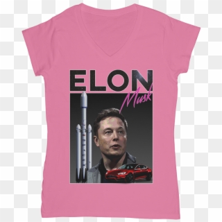 Elon Musk ﻿classic Women's V Neck T Shirt - Active Shirt Clipart