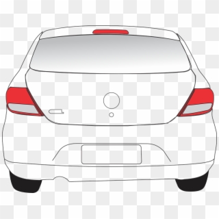 Rear Clipart Vehicle - Car Back View Clipart - Png Download
