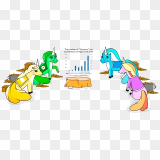 Image Of A Unicorn - Cartoon Clipart