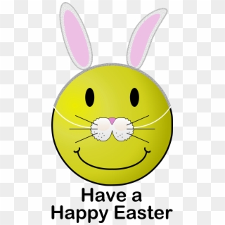 Evil Grin Smiley - Easter Bunny Smiley Face Clipart