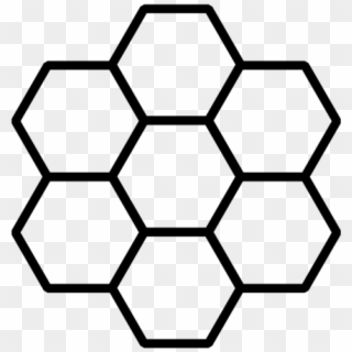 Western Honey Bee Honeycomb Hexagon Computer Icons - Bee Black And White Free Clip Art - Png Download