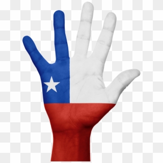 Chile Flag Hand National Png Image - Chile Flag Hand Clipart