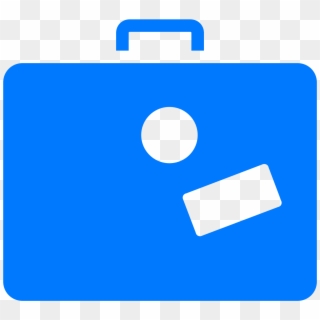 Suitcase Filled Icon - Briefcase Clipart