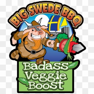 Big Swede Bbq Badass Veggie Boost - Cartoon Clipart