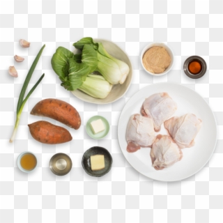 Miso-honey Chicken With Roasted Sweet Potatoes & Bok - Cruciferous Vegetables Clipart