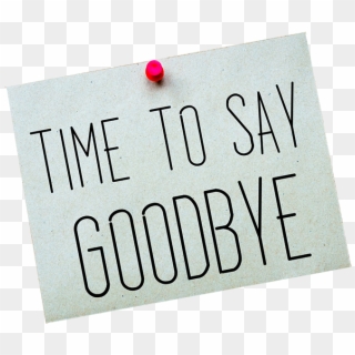 Goodbye Download Png Image - Paper Clipart