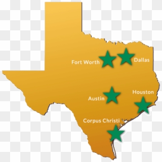 Proudly Serving These Markets In Texas - State Of Texas Clipart