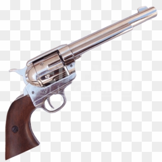 Nickel Revolver Clipart