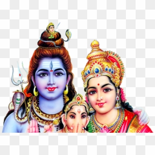 Shiva Png High Quality Image - Lord Shiva And Parvathi Clipart