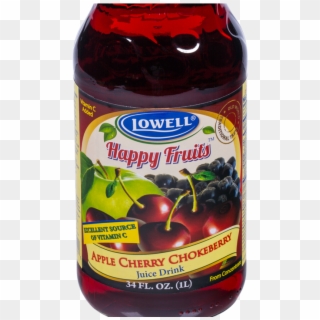Lowell Happy Fruits Apple Cherry Chokeberry Juice Drink - Lowell Foods Clipart
