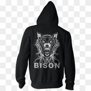 Bison “wolf” Zipper - Linkin Park Hybrid Theory Hoodie Clipart