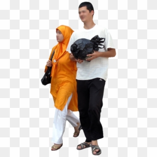 People Muslim Png - Muslim People Walking Png Clipart