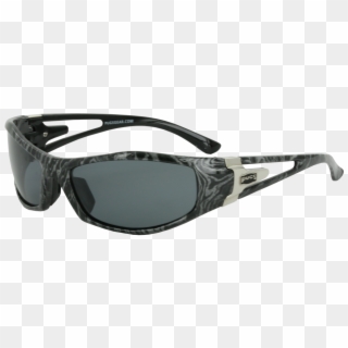 Pugs L2 Sports Polarized Sunglasses In Black/silver - Glasses Clipart