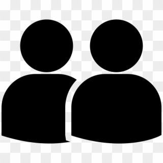 Couple Users Silhouette Comments - Paar Icon Clipart