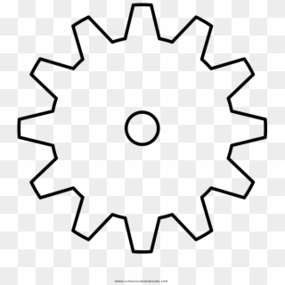 Cogwheel Coloring Page , Png Download Clipart