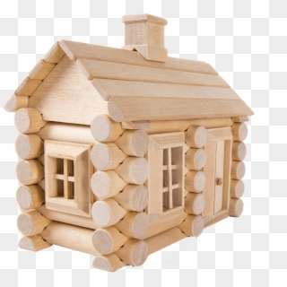 Little Wooden Toy House Clipart