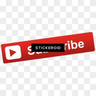 Youtube Subscribe Button Png - Graphic Design Clipart