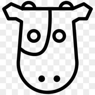 Cow Frontal Head Comments - Cattle Clipart