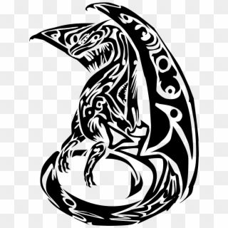 One Of The New Celty's Tattoos - Дракон Тату Полинезия Clipart