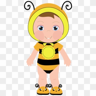 Bee Clipart Baby Girl - Clip Art - Png Download