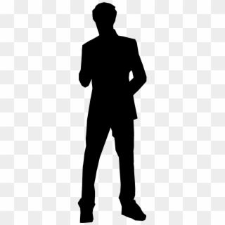 Man Stand Business Silhouette Png Image - 사람 실루엣 Png Clipart